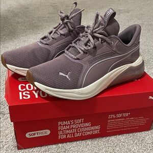 PUMA Mauve SoftRide Athletic Shoes